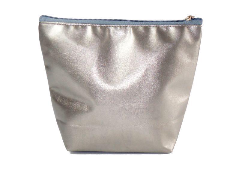 83 - NECESSAIRE EM COURINO METALIZADO